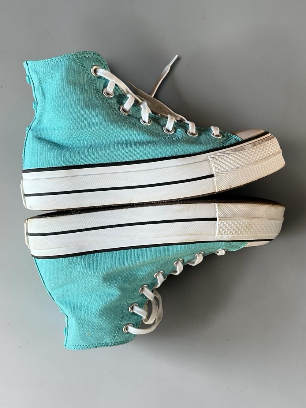 Converse Chuck Taylor All Star Lift Platform Stars Ocean Drip Size 8 - Picture 6 of 11